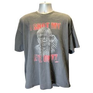 A Christmas Story Black Crew Neck Short Sleeve Ralphie T Shirt Size 2XL